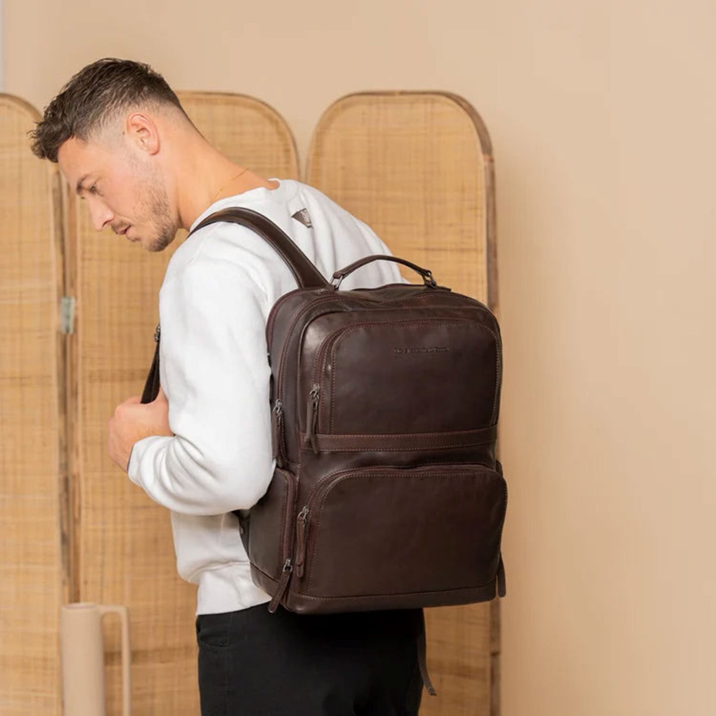 The Chesterfield Brand Lennox Backpack brown