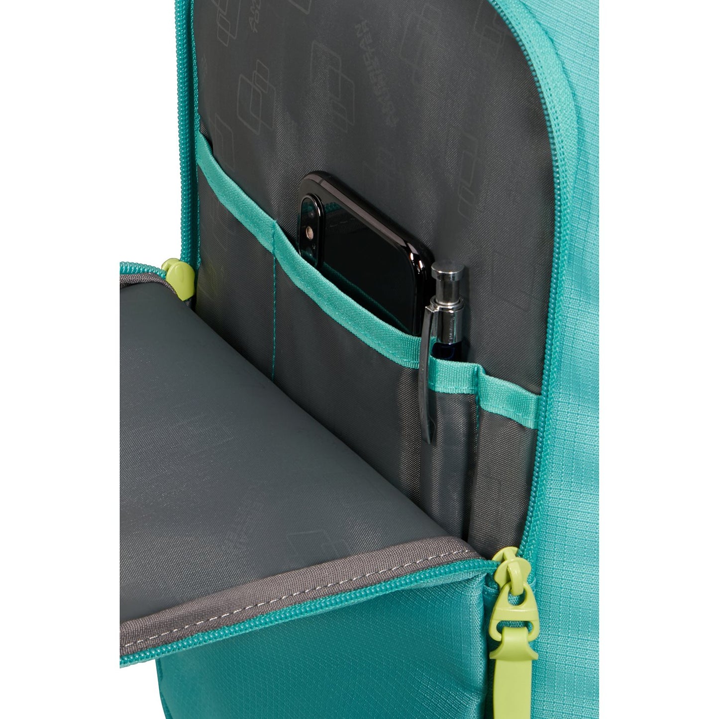 American Tourister TAKE2CABIN Casual Backpack S dusty turquoise/lime