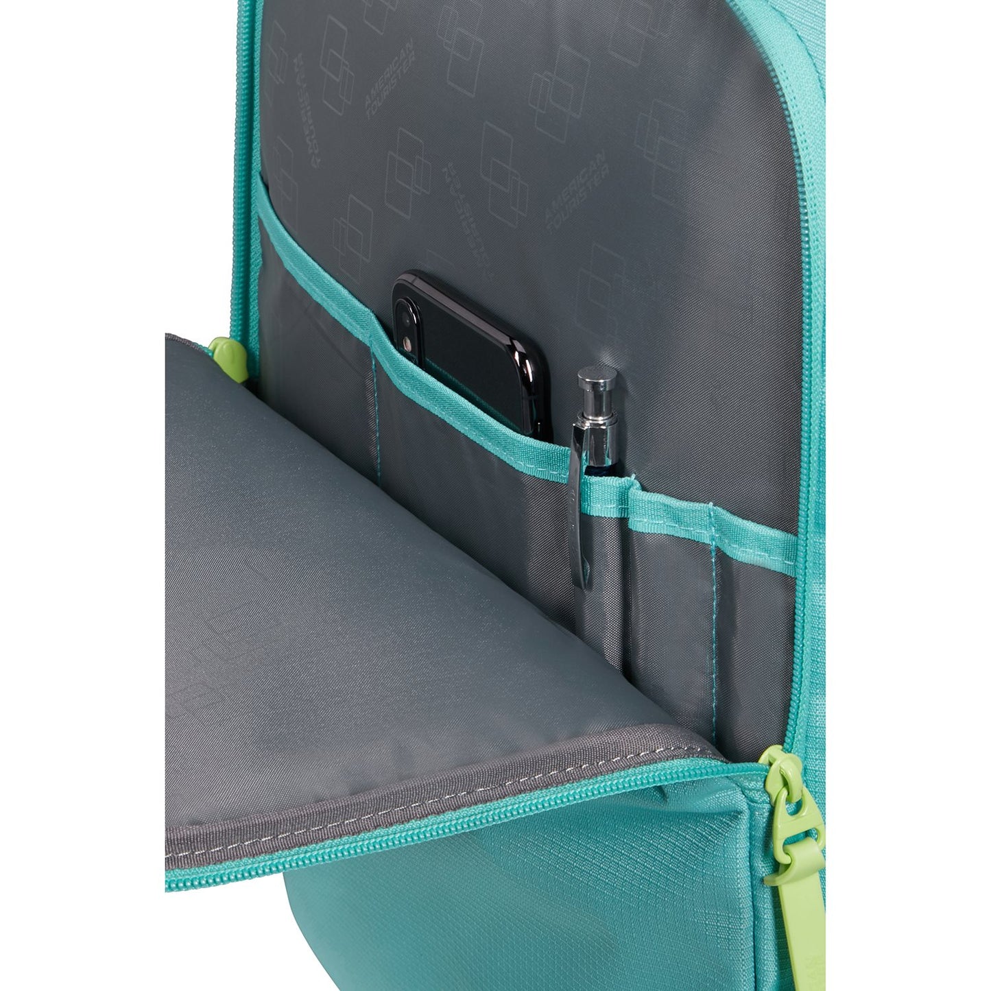 American Tourister TAKE2CABIN Casual Backpack Ms dusty turquoise/lime