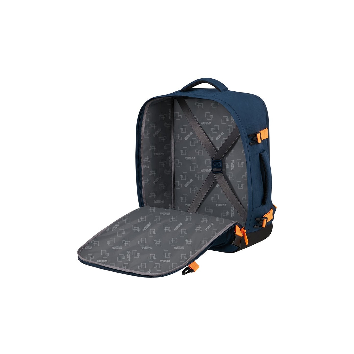 American Tourister TAKE2CABIN Casual Backpack Ms navy/radiant orange