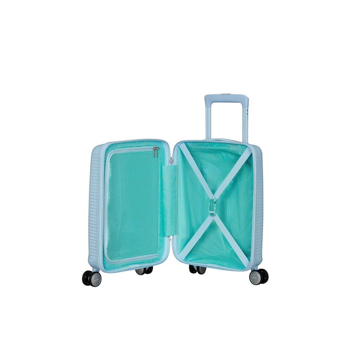American Tourister Soundbox Mini Spinner 47/16 pastel blue
