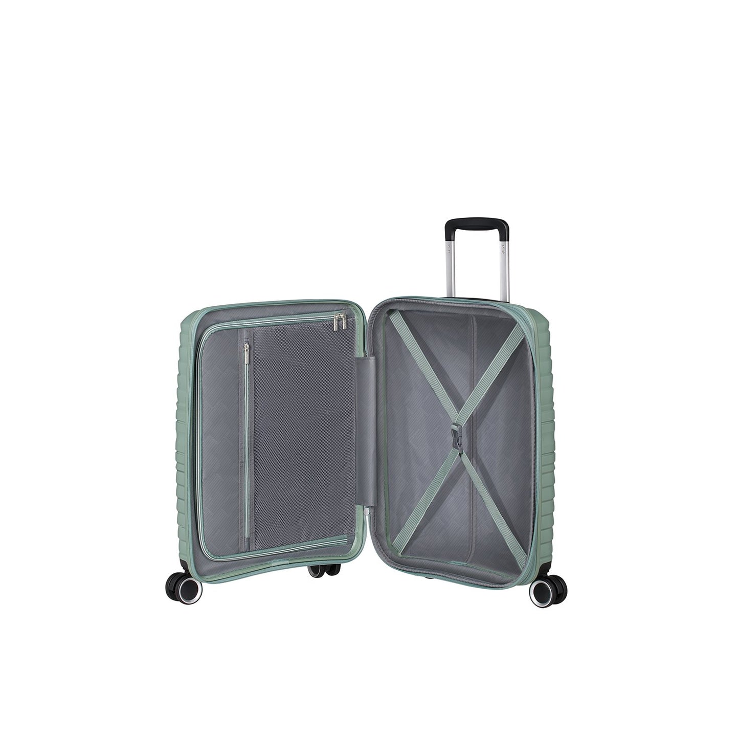 American Tourister Flytwist Spinner 55/20 TSA Expandable botanic green