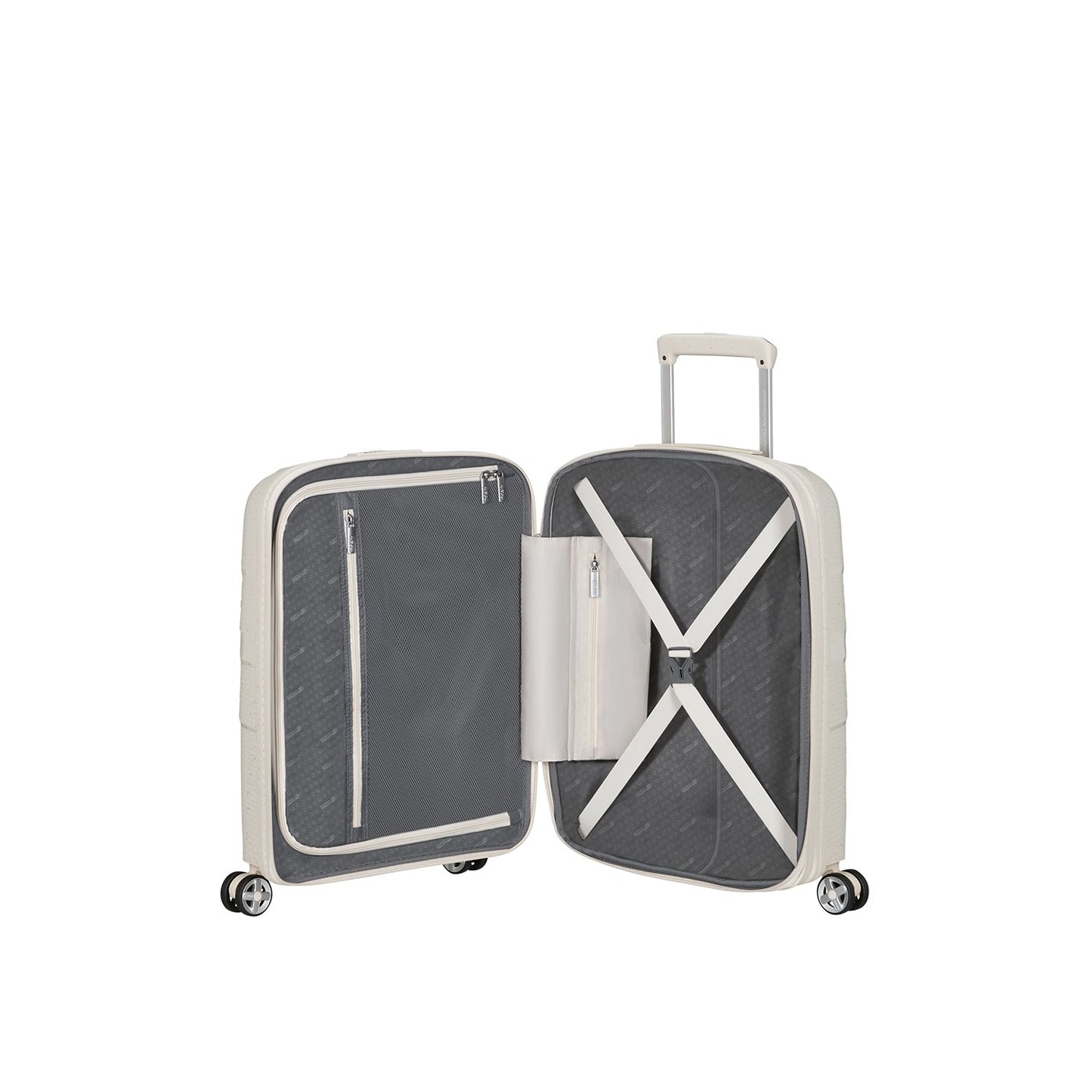 American Tourister Starvibe Spinner 55/20 Expandable TSA Ltd cream speckles