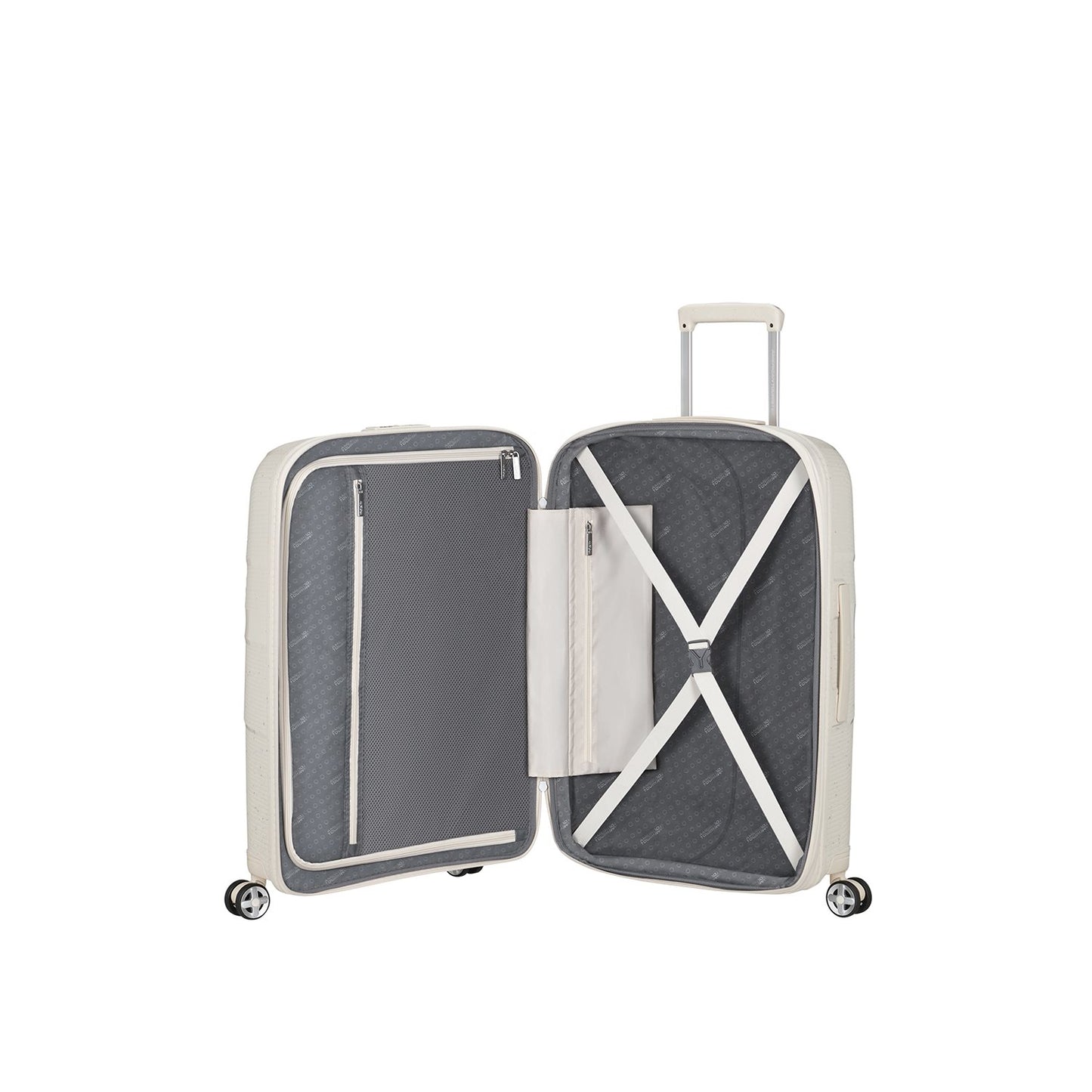 American Tourister Starvibe Spinner 67/24 Expandable TSA Ltd cream speckles