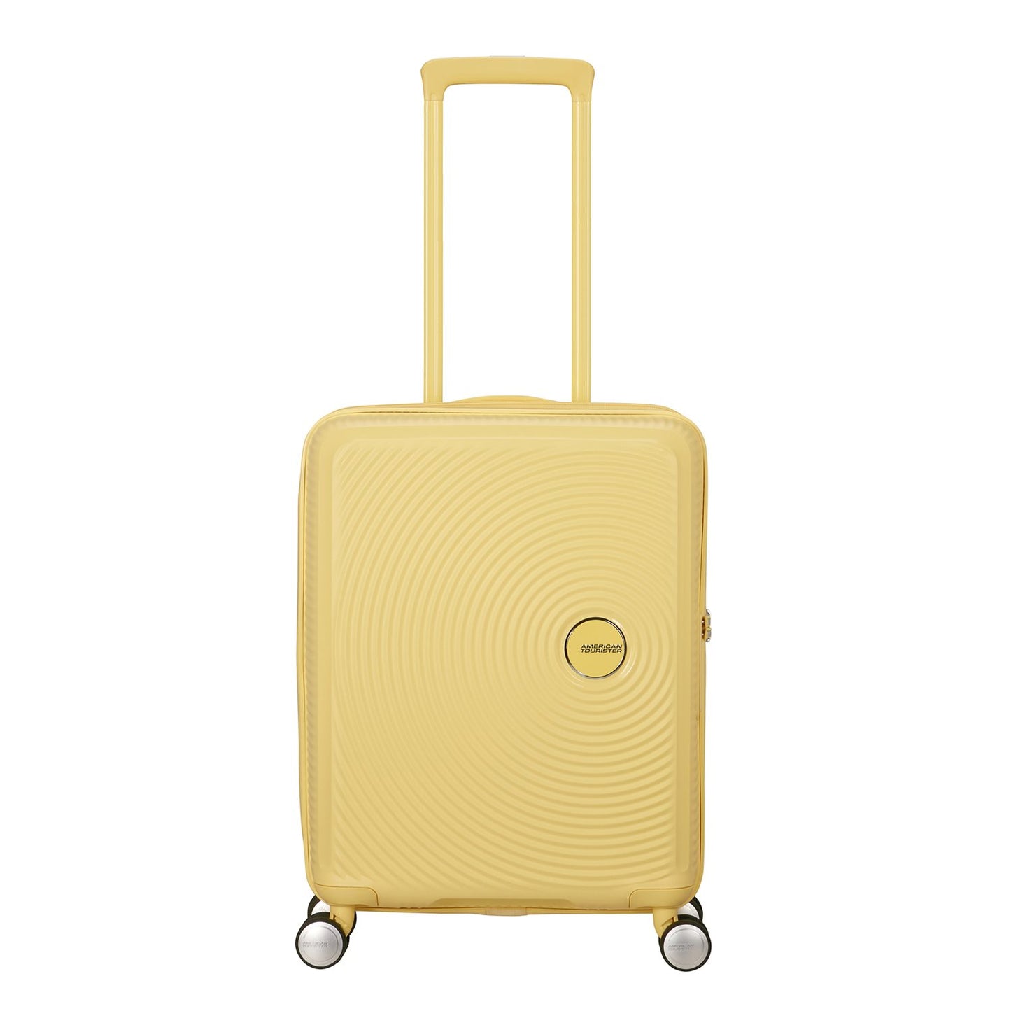 American Tourister Soundbox Spinner 55/20 TSA Expandable pastel yellow