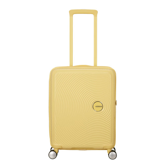 American Tourister Soundbox Spinner 55/20 TSA Expandable pastel yellow