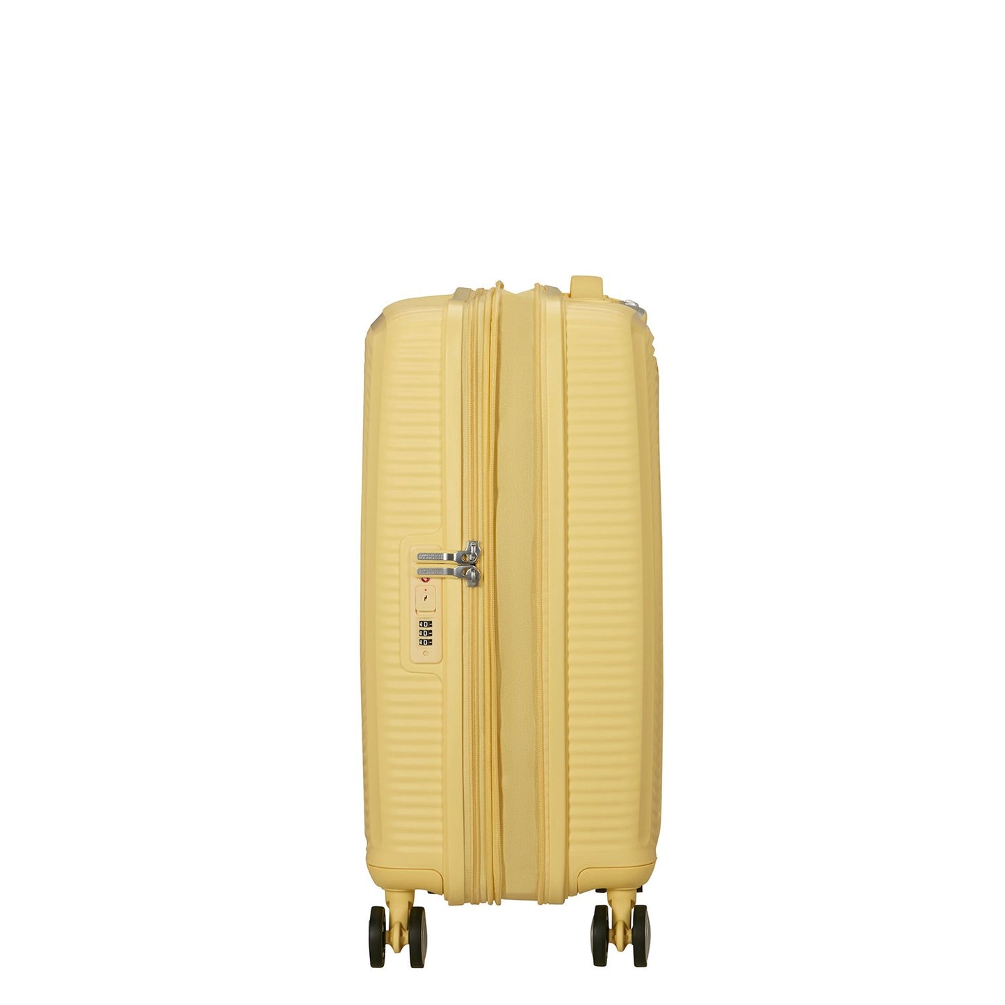 American Tourister Soundbox Spinner 55/20 TSA Expandable pastel yellow