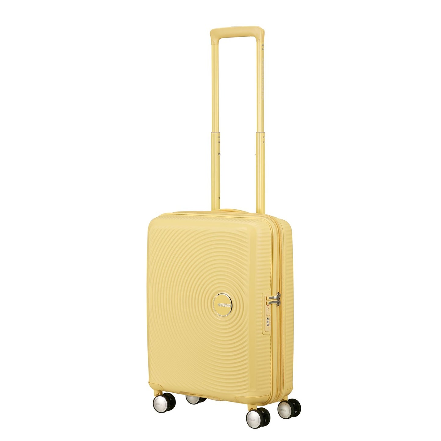 American Tourister Soundbox Spinner 55/20 TSA Expandable pastel yellow