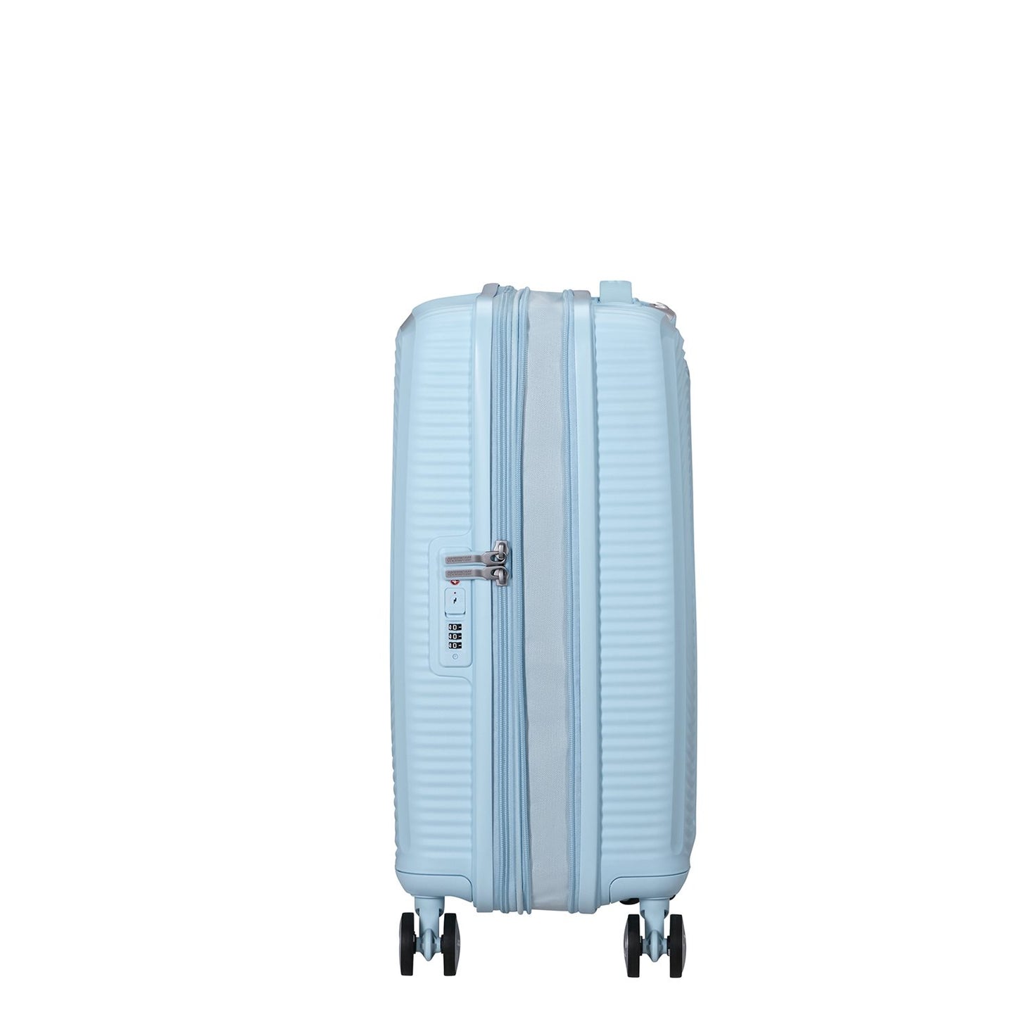 American Tourister Soundbox Spinner 55/20 TSA Expandable pastel blue