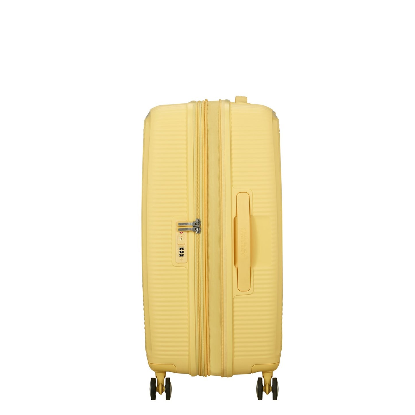 American Tourister Soundbox Spinner 67/24 TSA Expandable pastel yellow