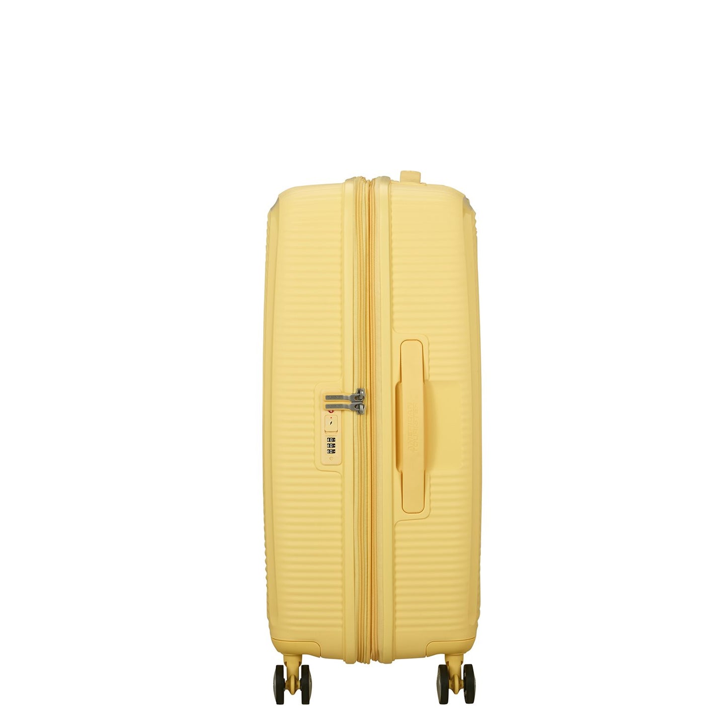 American Tourister Soundbox Spinner 67/24 TSA Expandable pastel yellow
