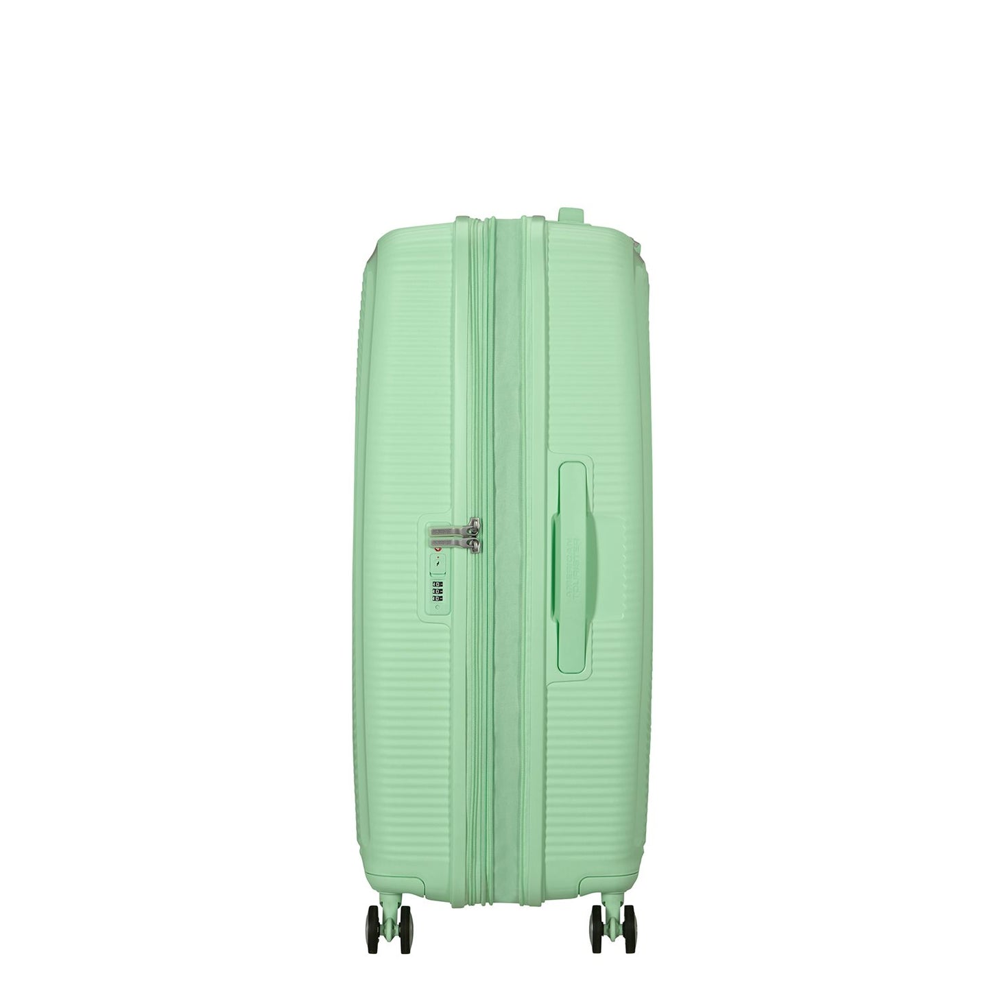 American Tourister Soundbox Spinner 77/28 TSA Expandable pastel green