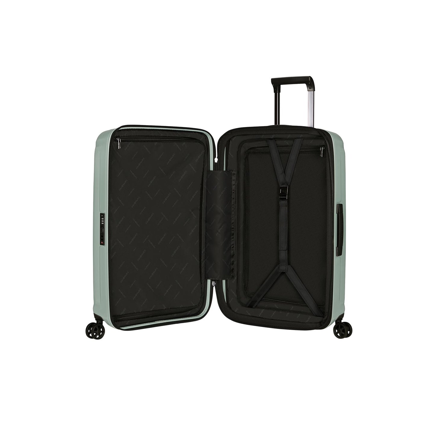 Samsonite Nuon Spinner 69/25 Expandable metallic mineral green