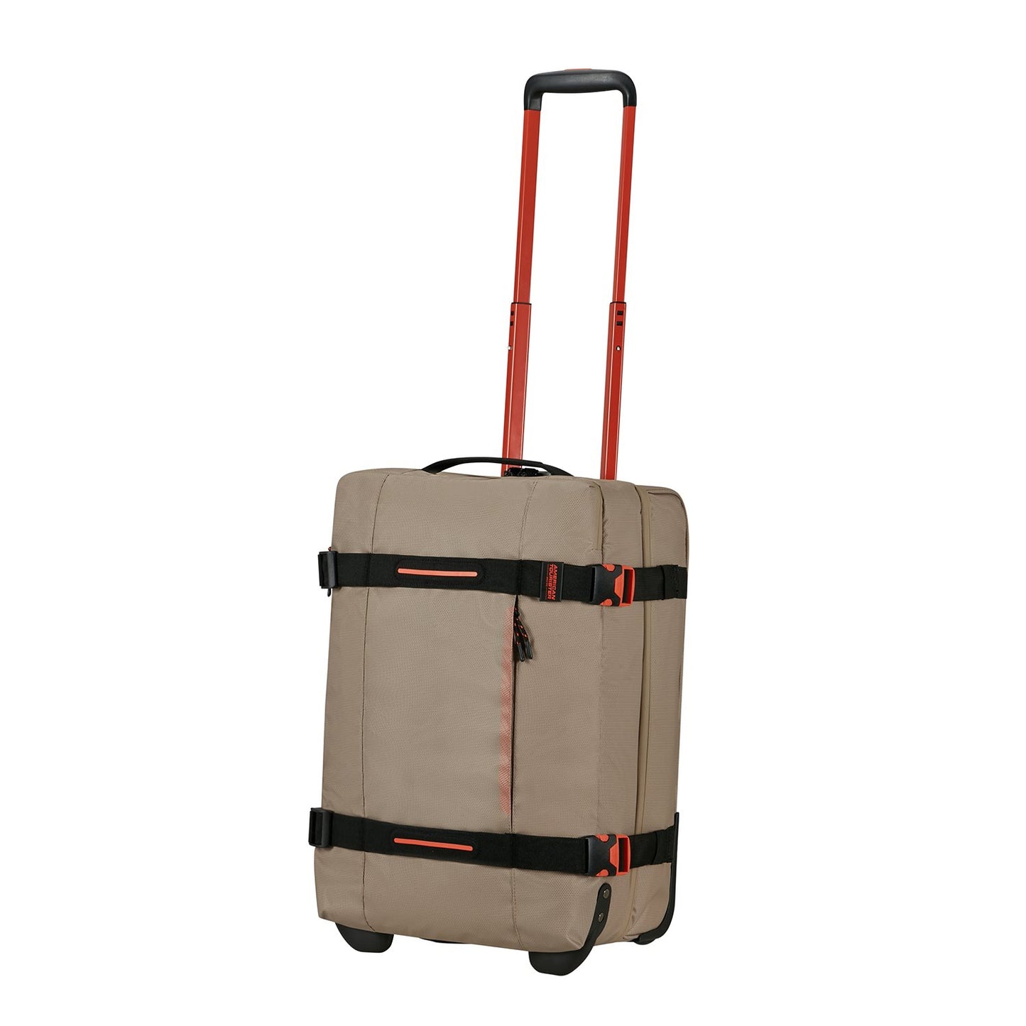 American Tourister Urban Track Wheeled Duffle S Coated beige/orange