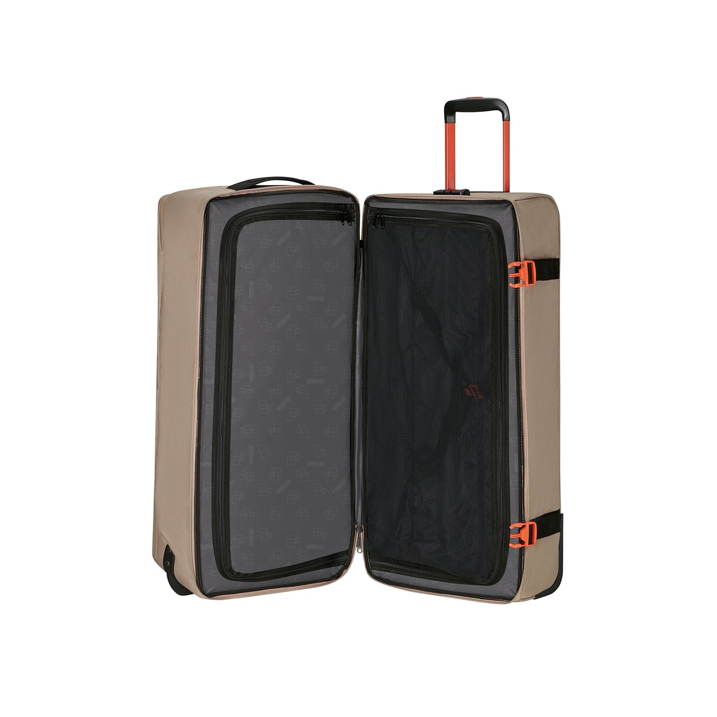 American Tourister Urban Track Wheeled Duffle L Coated beige/orange