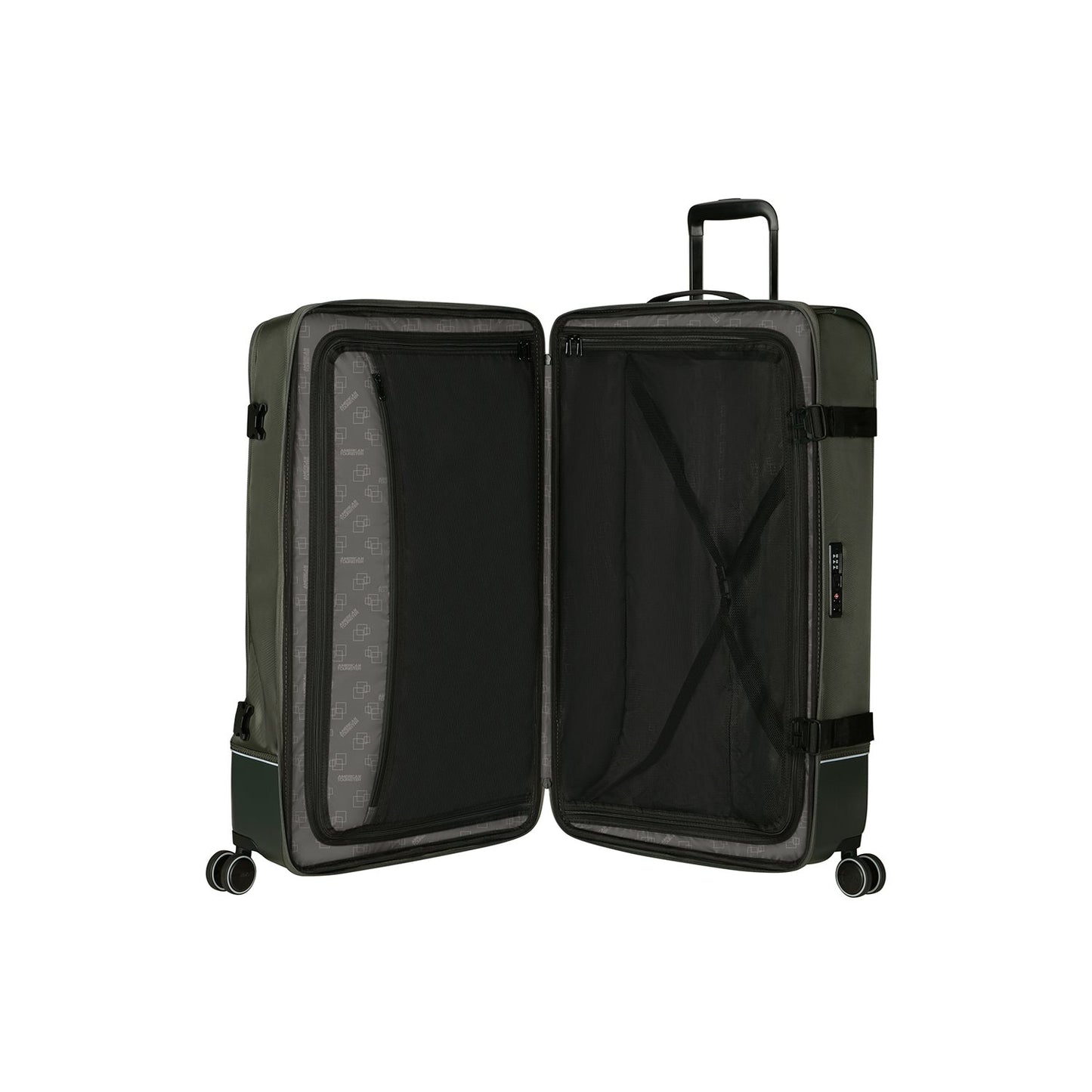 American Tourister Urban Track Spinner L TSA dark khaki