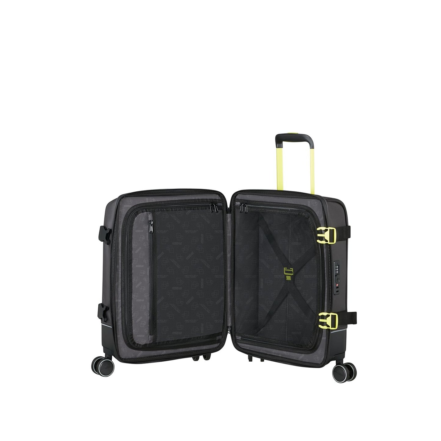 American Tourister Urban Track Spinner S TSA Coated black/lime