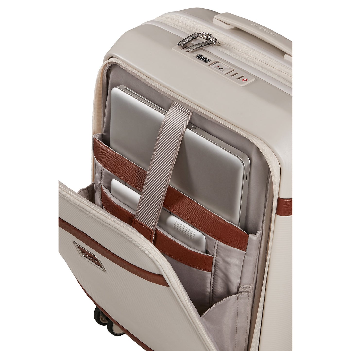 Samsonite Image Spinner 55/20 Expandable Easy Access ivory