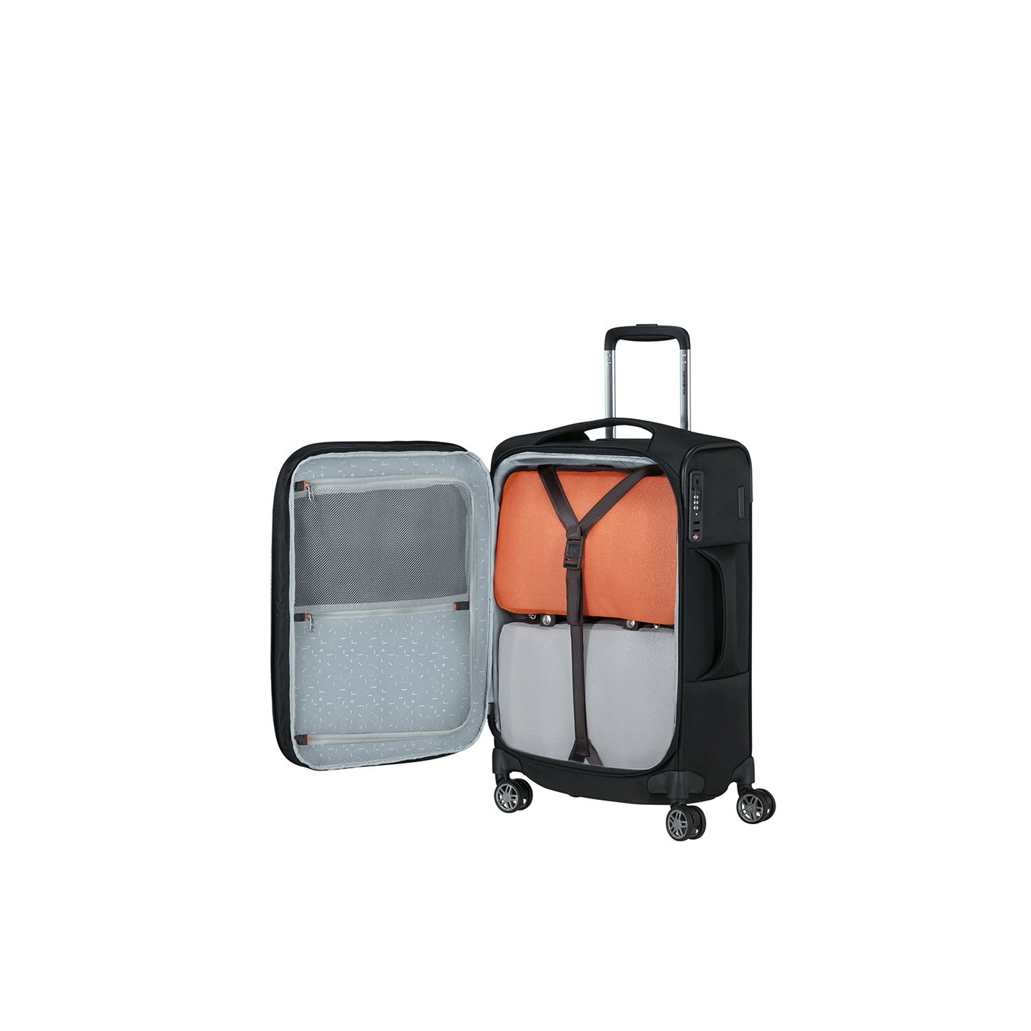 Samsonite Re-Lite Spinner 55/20 Expandable Length 35Cm black