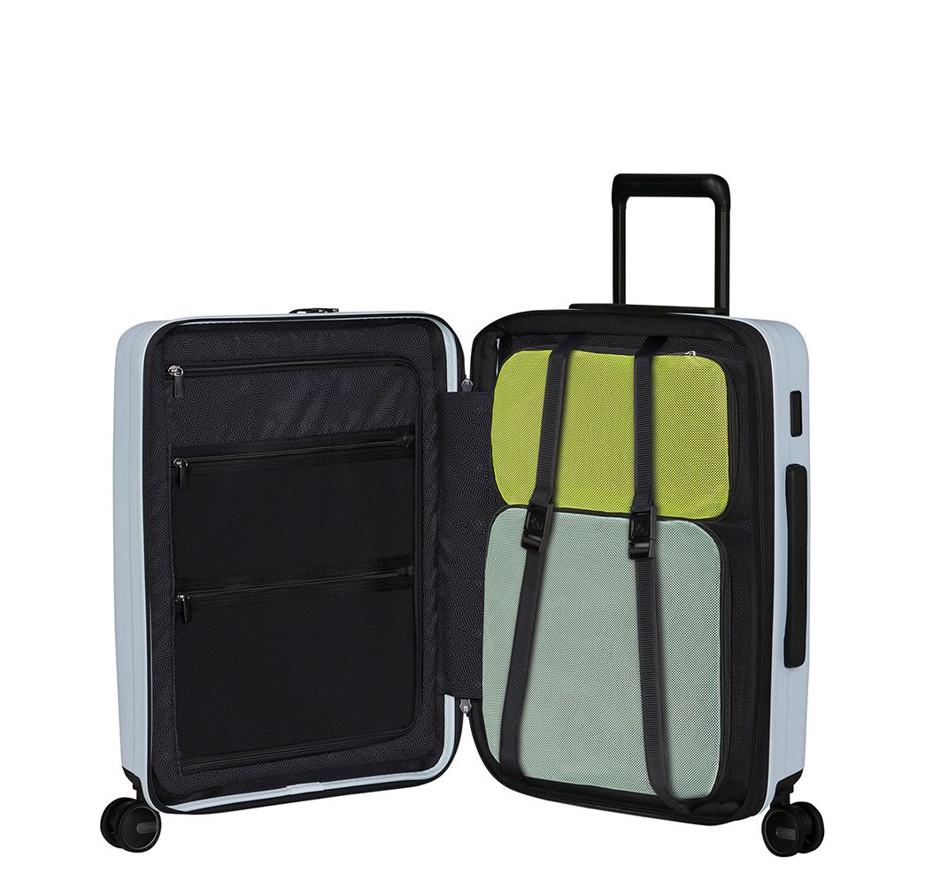 Samsonite Restackd Spinner 55/20 Expandable Easy Access glacier