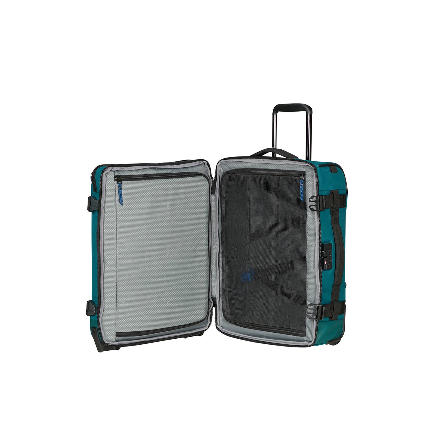 Samsonite Roadseeker Wheeled Duffle 55/20 Backpack deep teal