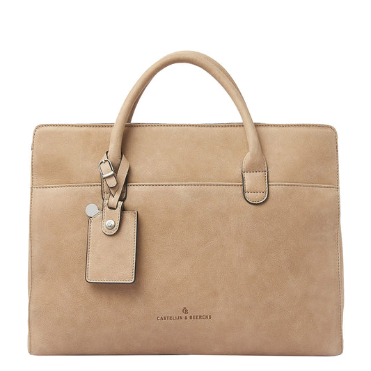 Castelijn & Beerens Carisma Laptopbag 15.6" beige