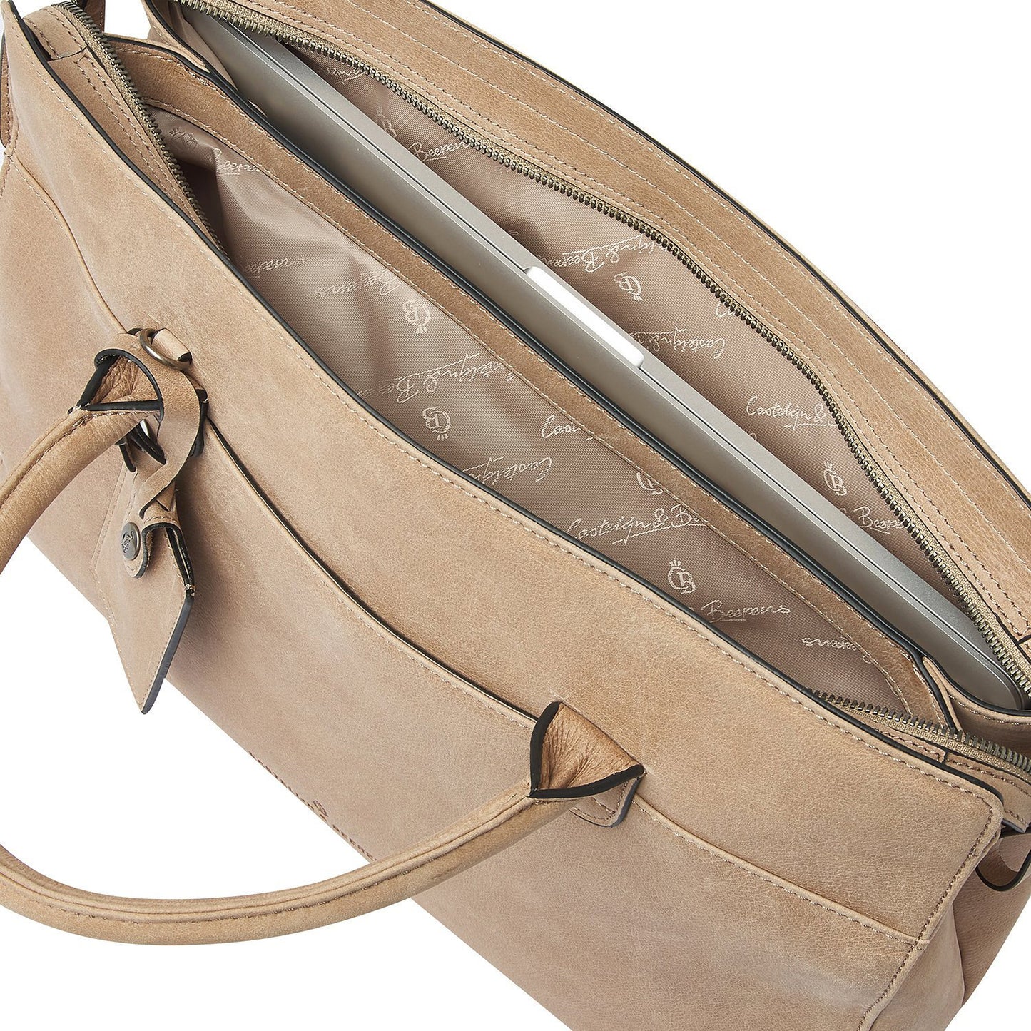 Castelijn & Beerens Carisma Laptopbag 15.6" beige
