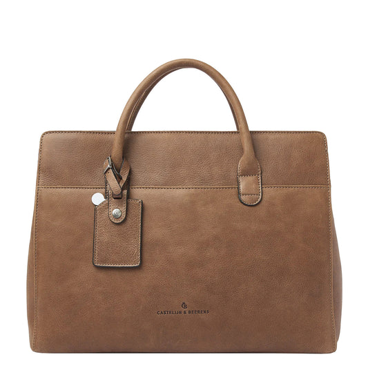 Castelijn & Beerens Carisma Laptopbag 15.6" cognac