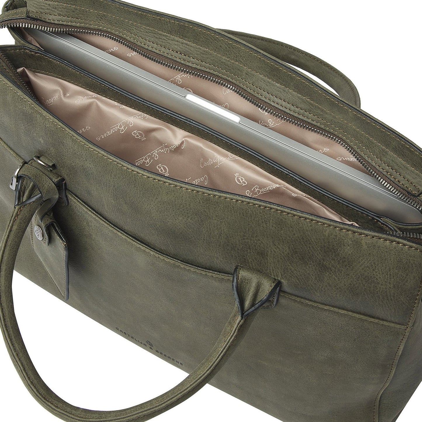 Castelijn & Beerens Carisma Laptopbag 15.6" green