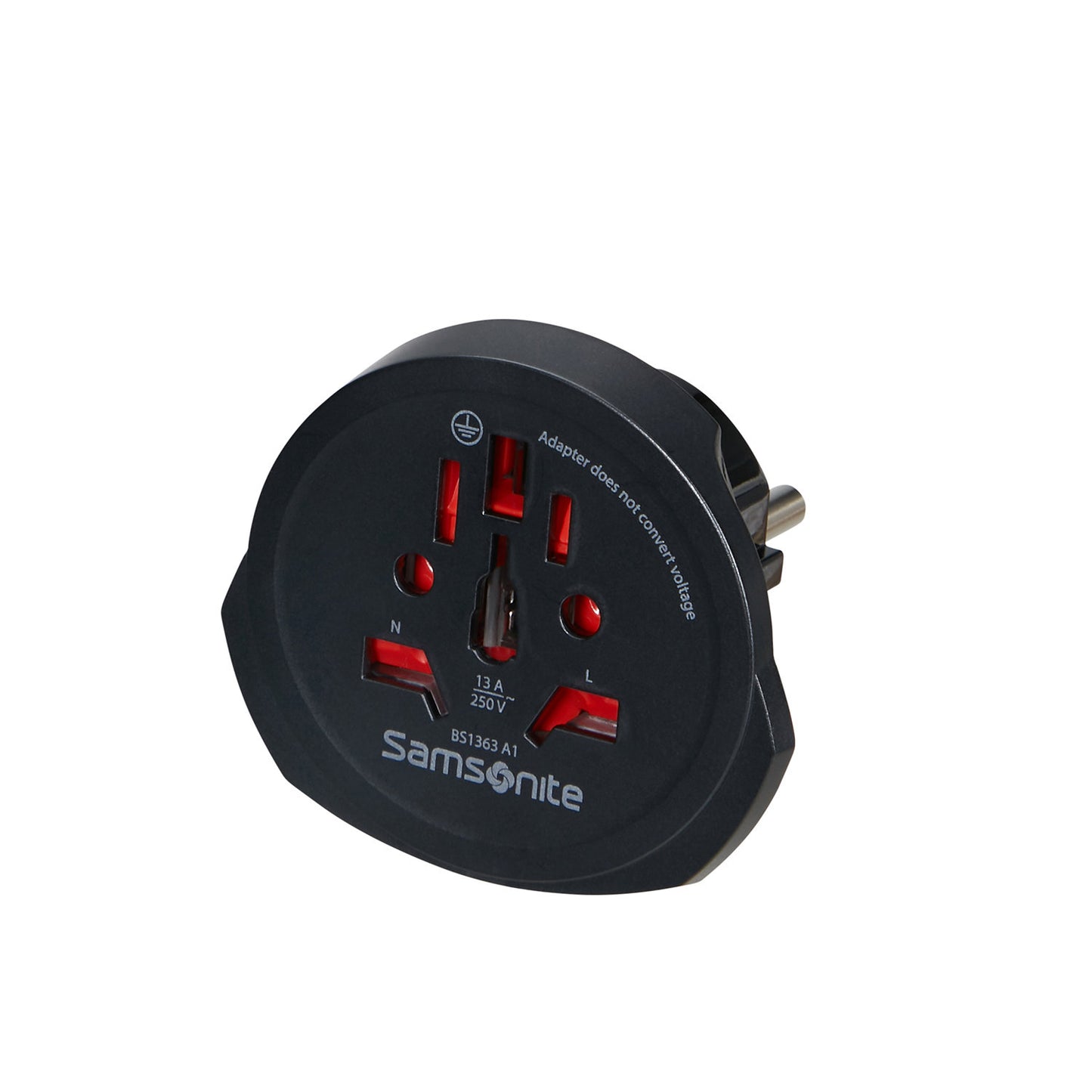 Samsonite Global Travel Accessories World To Europe Adaptor black