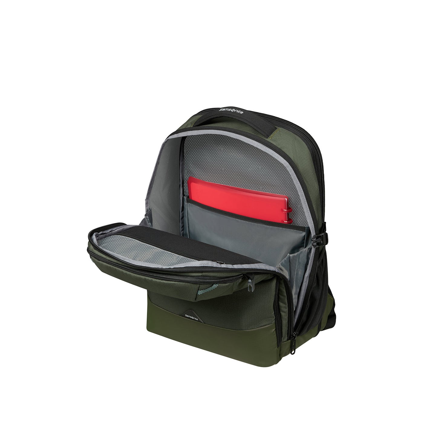 Samsonite Roadseeker Laptop Backpack L Expandable dark olive