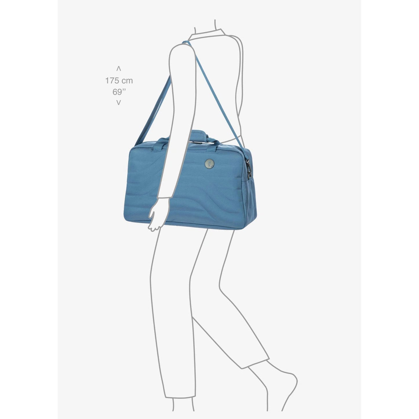Bric's Itaca Weekender grey blue