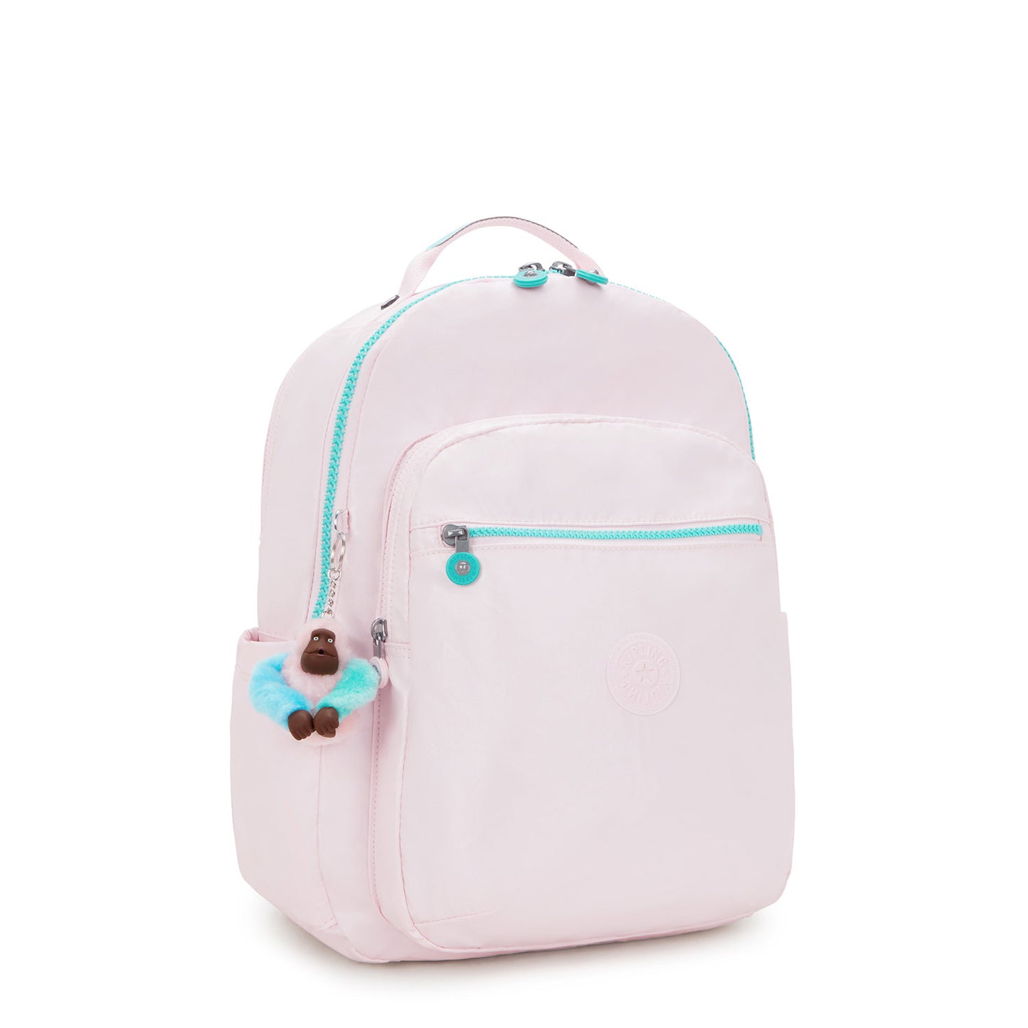 Kipling Seoul College pink met