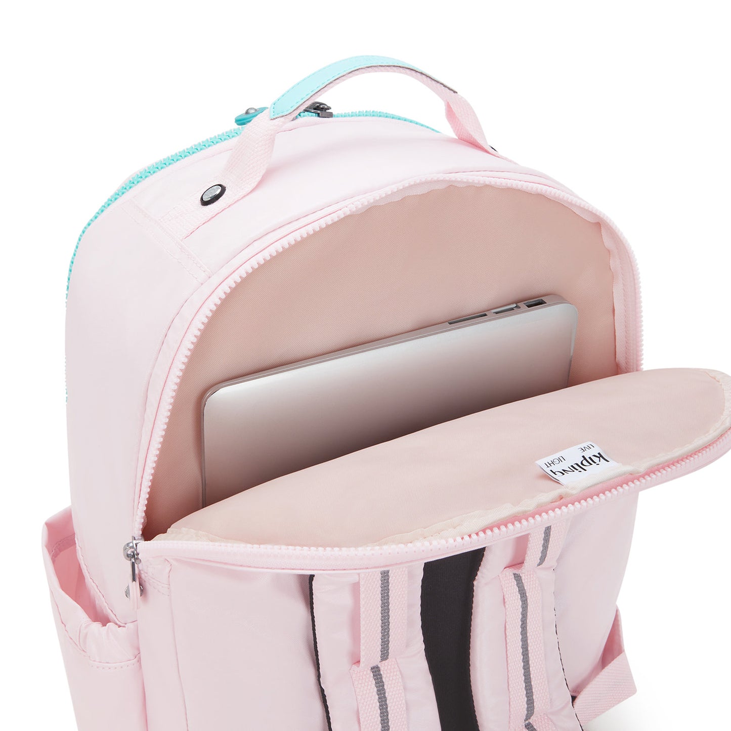 Kipling Seoul College pink met