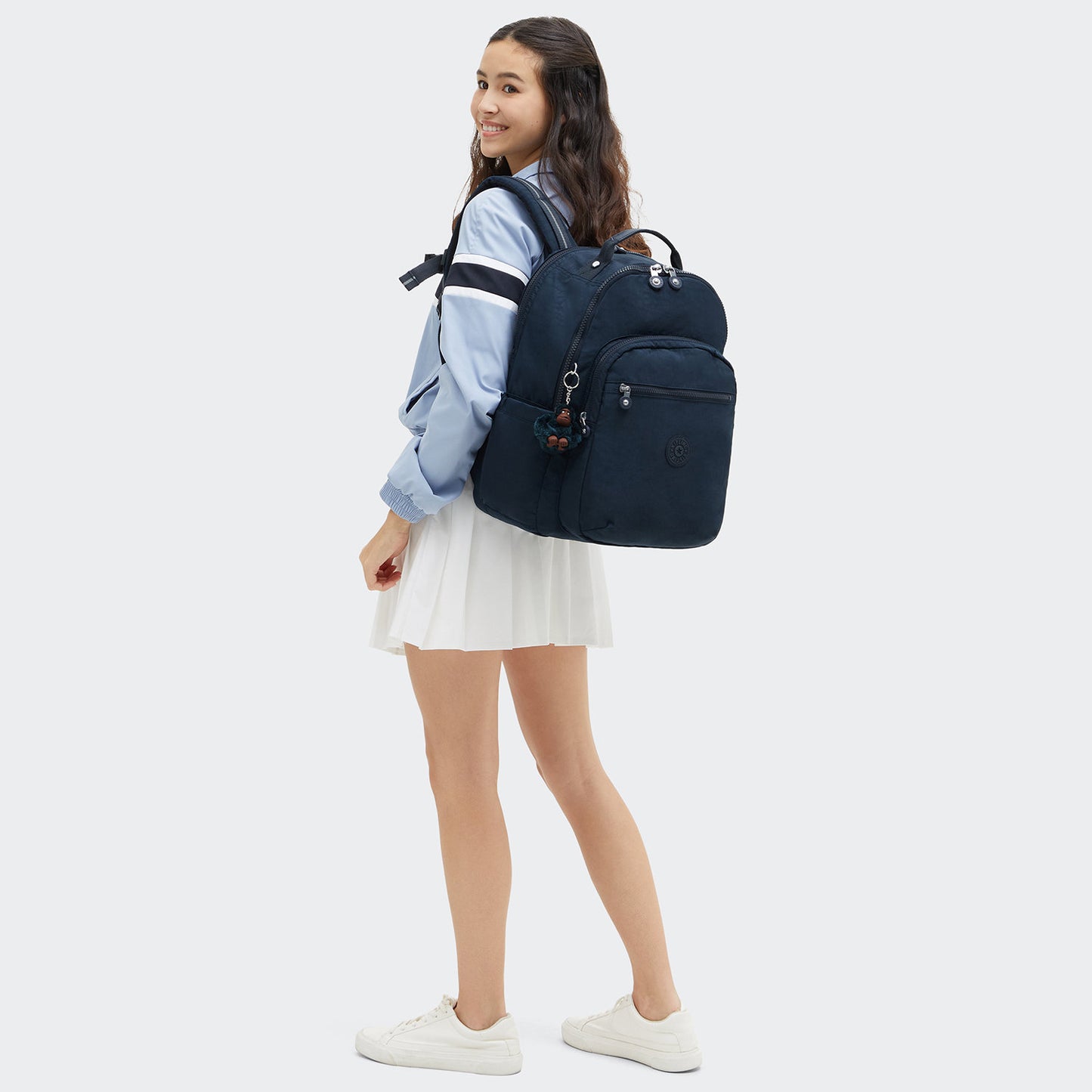 Kipling Seoul College blue tonal