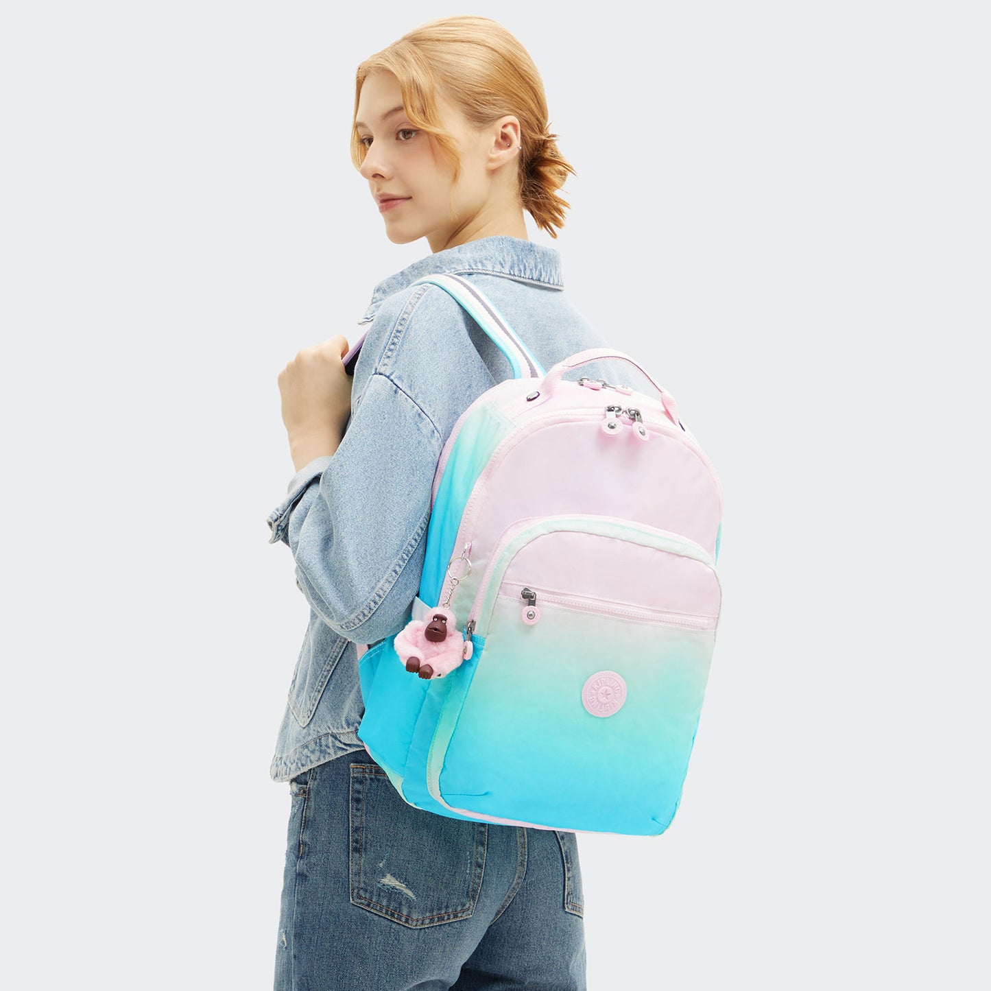 Kipling Seoul Lap gradient sea
