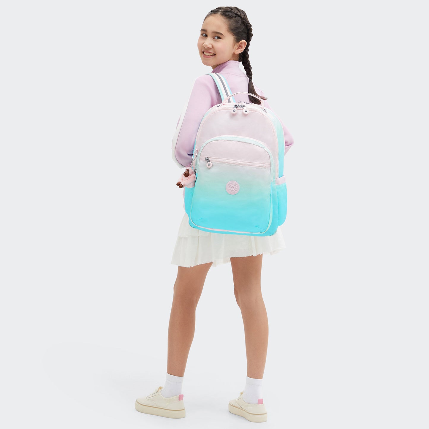Kipling Seoul Lap gradient sea