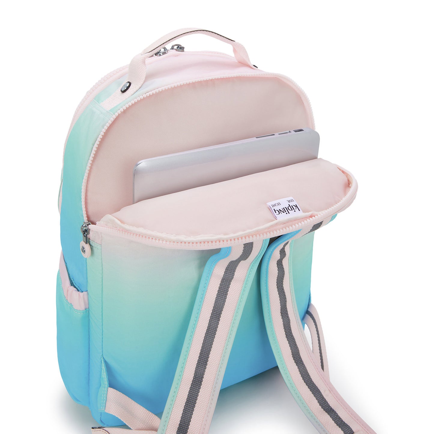 Kipling Seoul Lap gradient sea