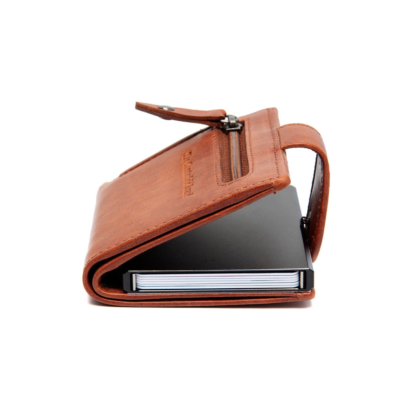 The Chesterfield Brand Barrea Cardholder cognac