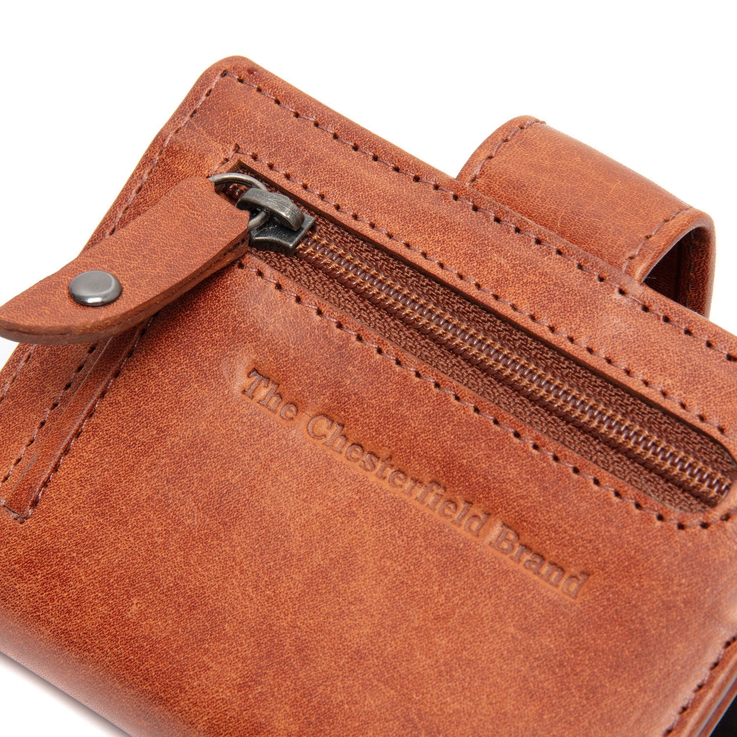 The Chesterfield Brand Barrea Cardholder cognac