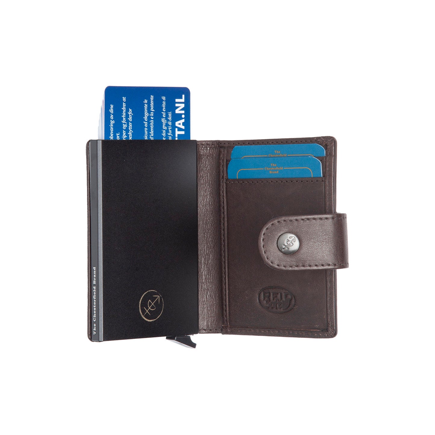 The Chesterfield Brand Barrea Cardholder brown