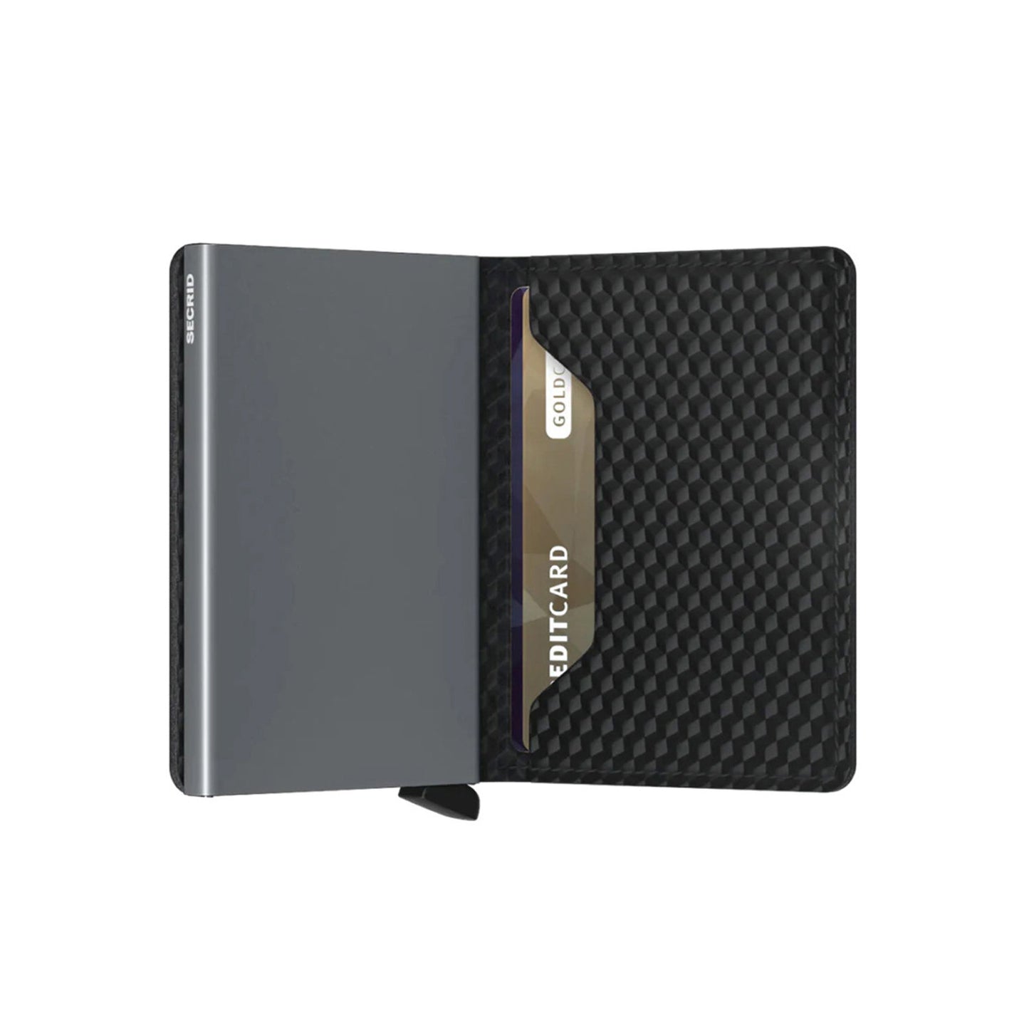 Secrid Slimwallet Portemonnee Cubic black & titanium
