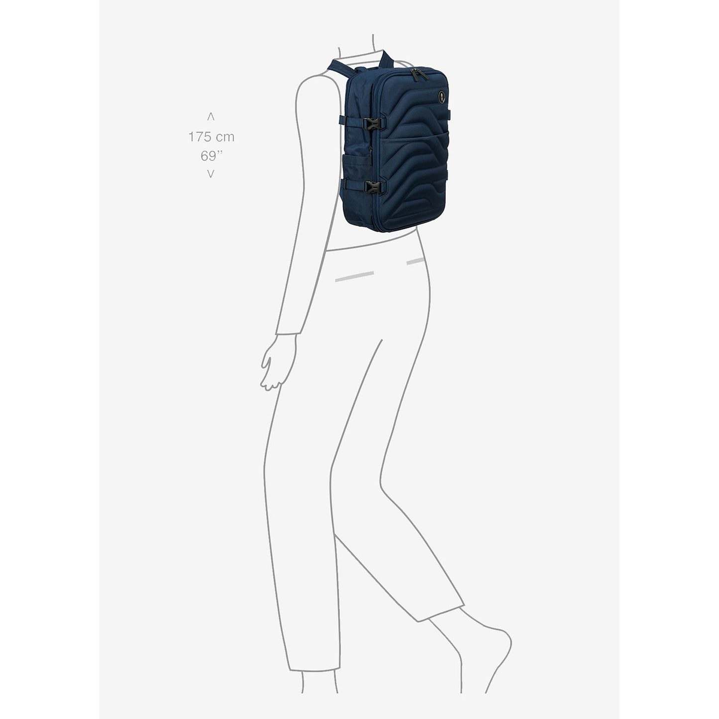 Bric's Itaca Backpack ocean blue