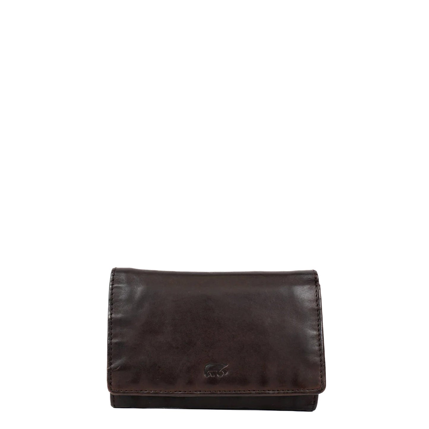 Bear Design Cow Lavato Wallet brown