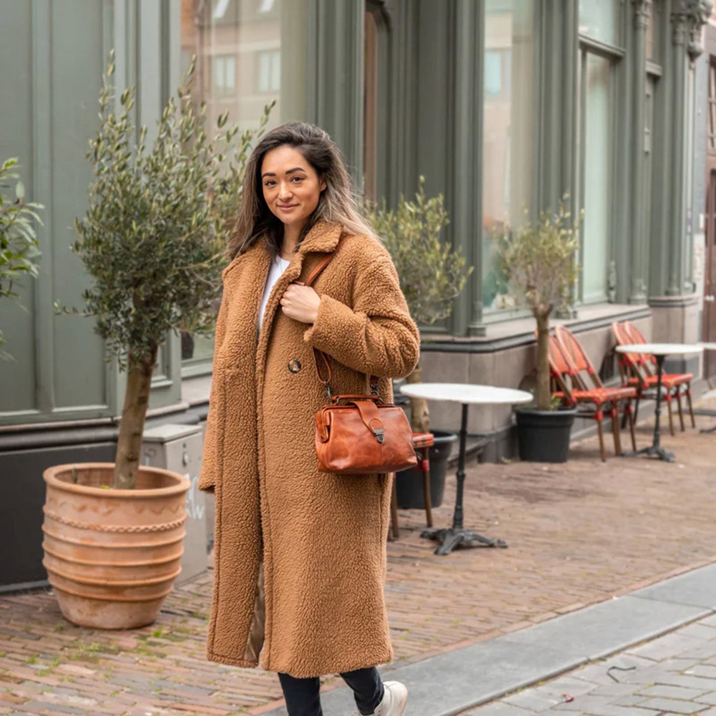 Bear Design Julia Doctor's Bag cognac