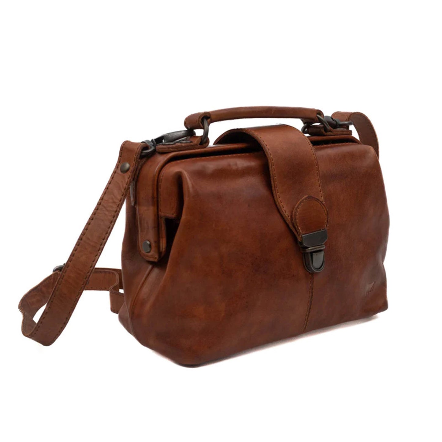 Bear Design Julia Doctor's Bag cognac