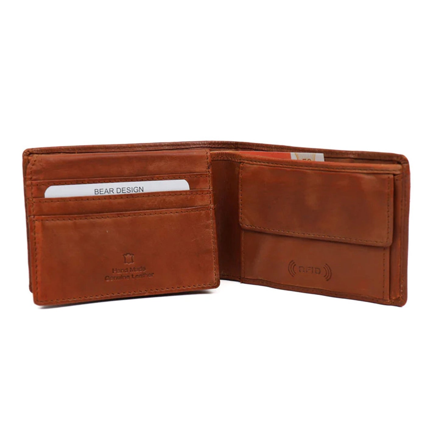 Bear Design Joep Billfold cognac