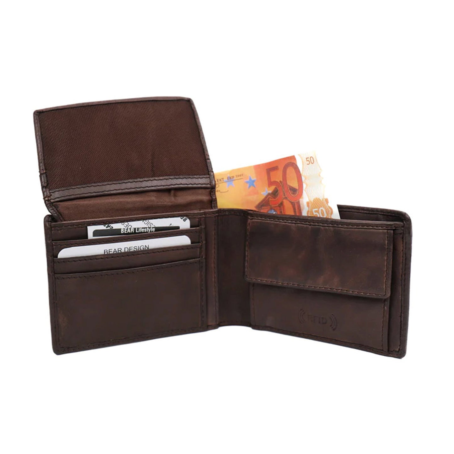 Bear Design Joep Billfold brown