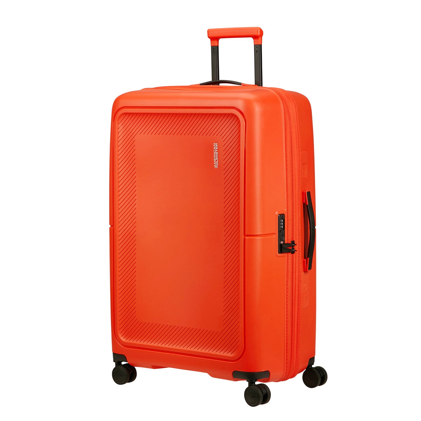 American Tourister Dashpop Spinner 77 Exp tangerine red
