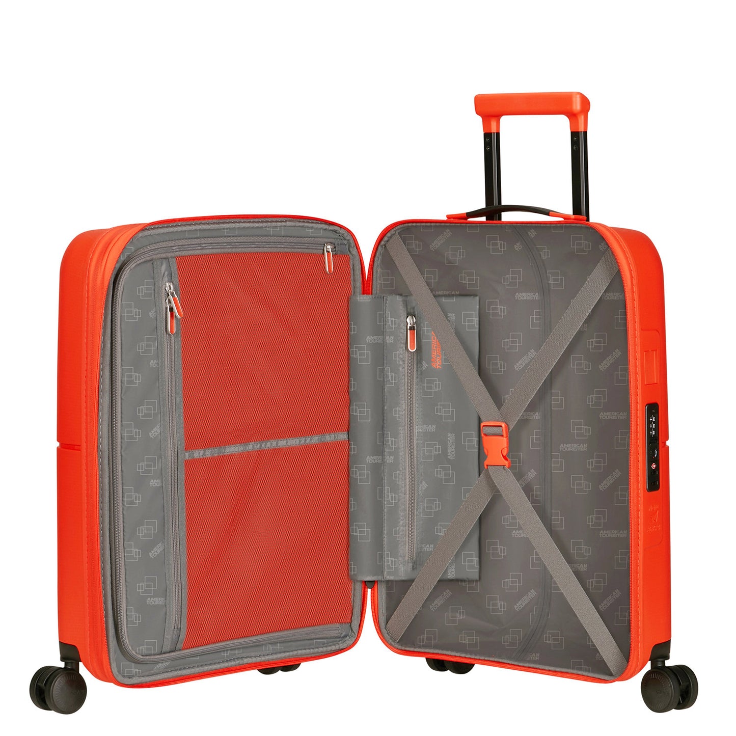 American Tourister Dashpop Spinner 55/20 Exp TSA tangerine red